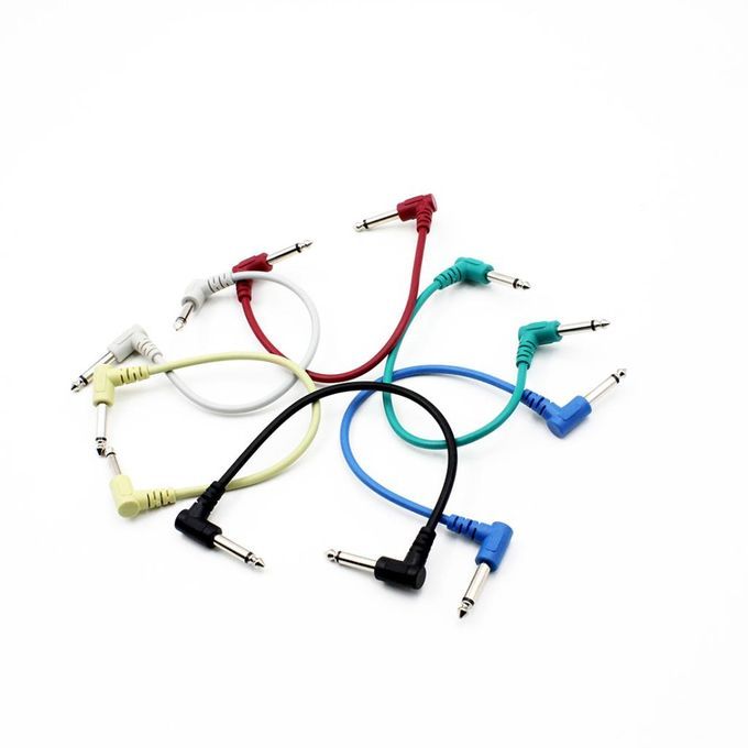 6x Guitar Effect Pedal Board Cable Audio Wire For Guitar Effector 6