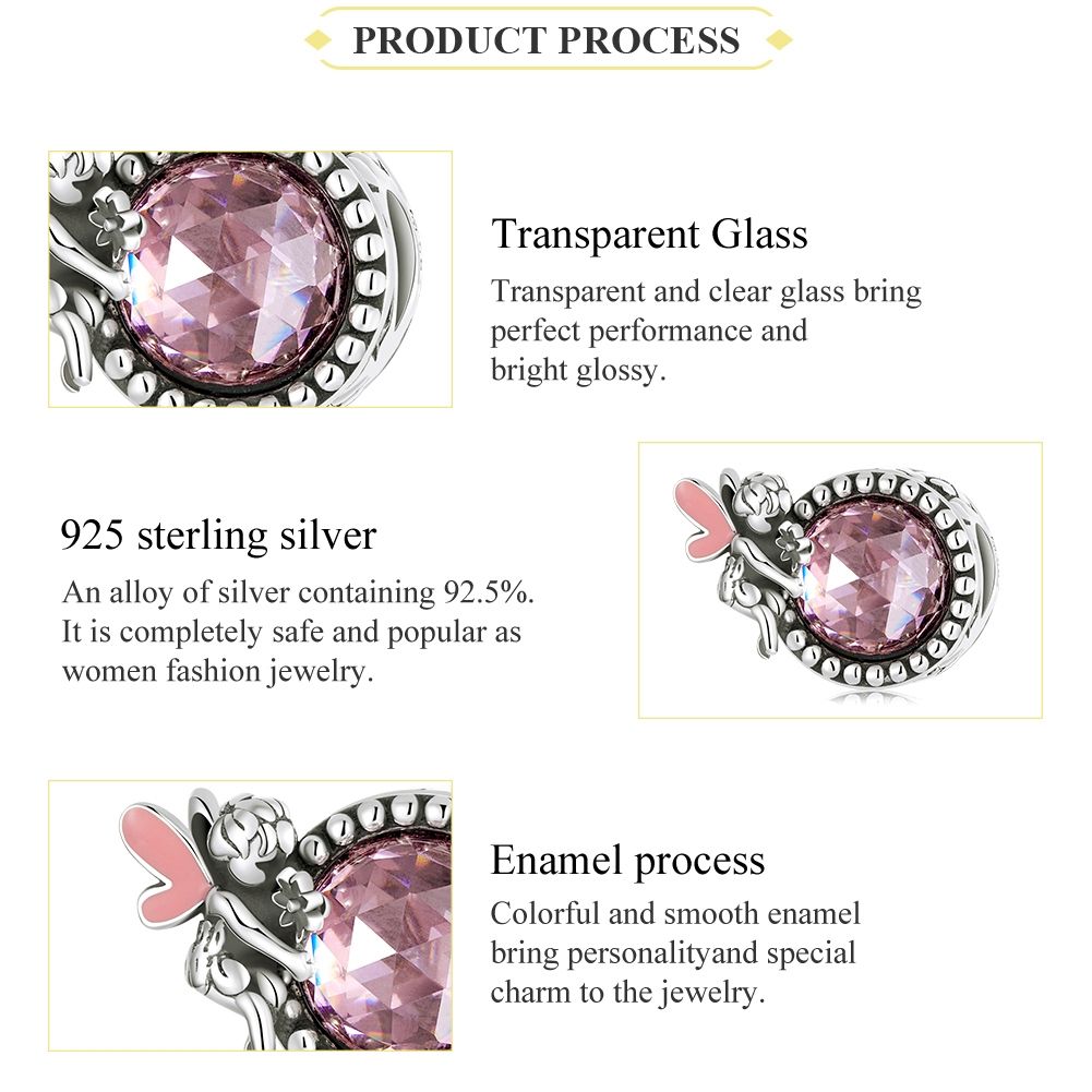 S925 Sterling Silver Elf Orb Beads