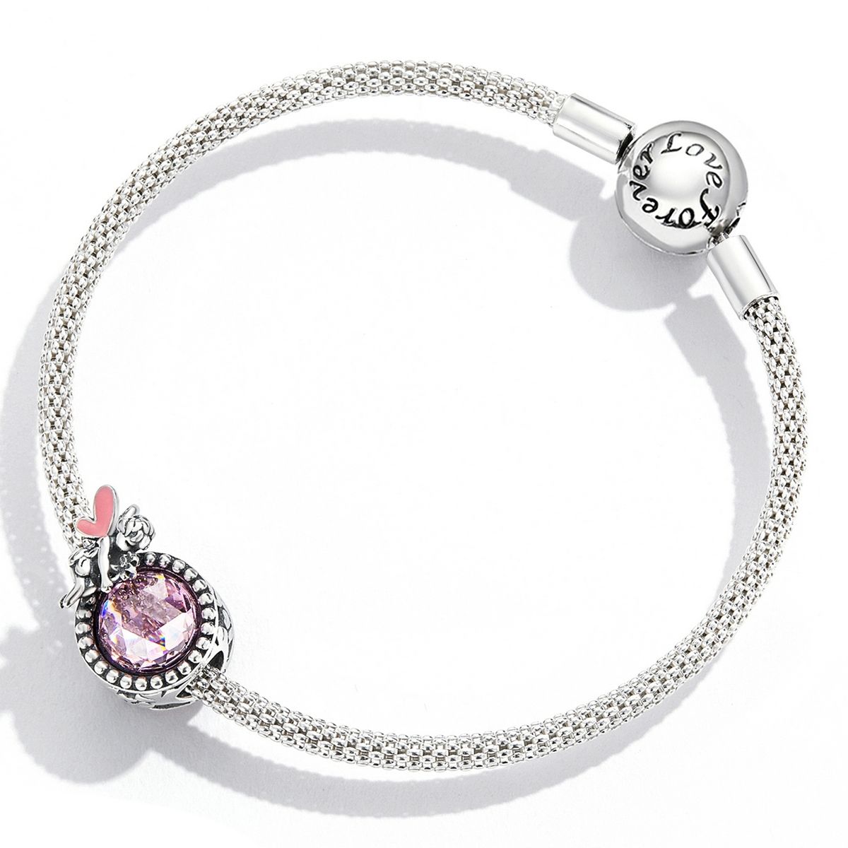 S925 Sterling Silver Elf Orb Beads