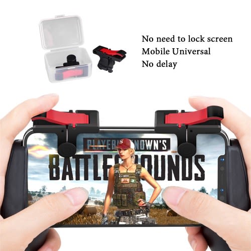 2pcs Gaming Trigger L1r1 Mobile Phone Aiming Fire Button Shooter Controller