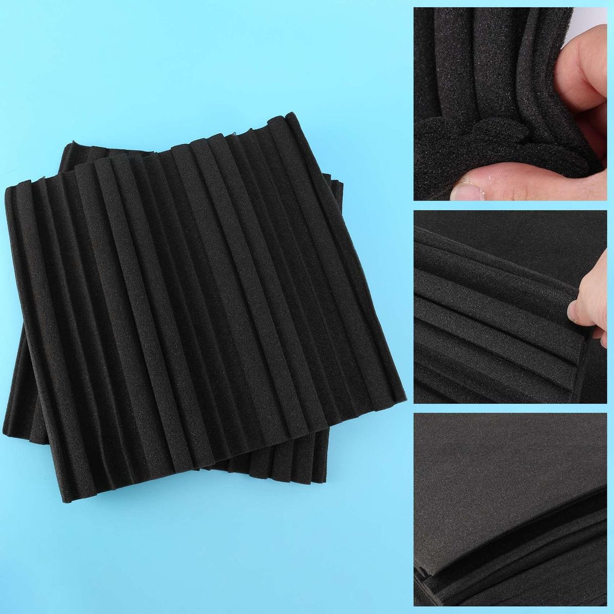 12Pcs Acoustic Foam Panels 12 hX12 X2inch Soundproofing