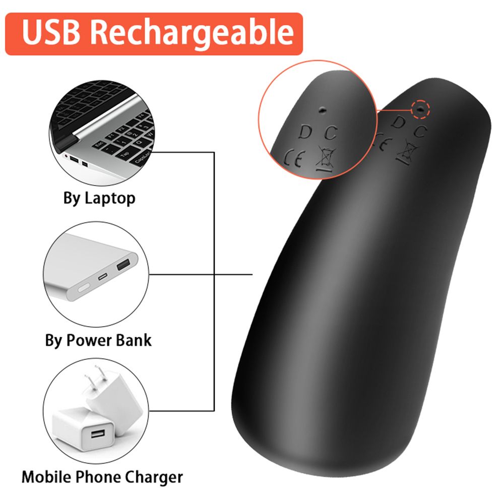Silicone Vibrator 20 Vibration Modes Delay Ejaculation Glans