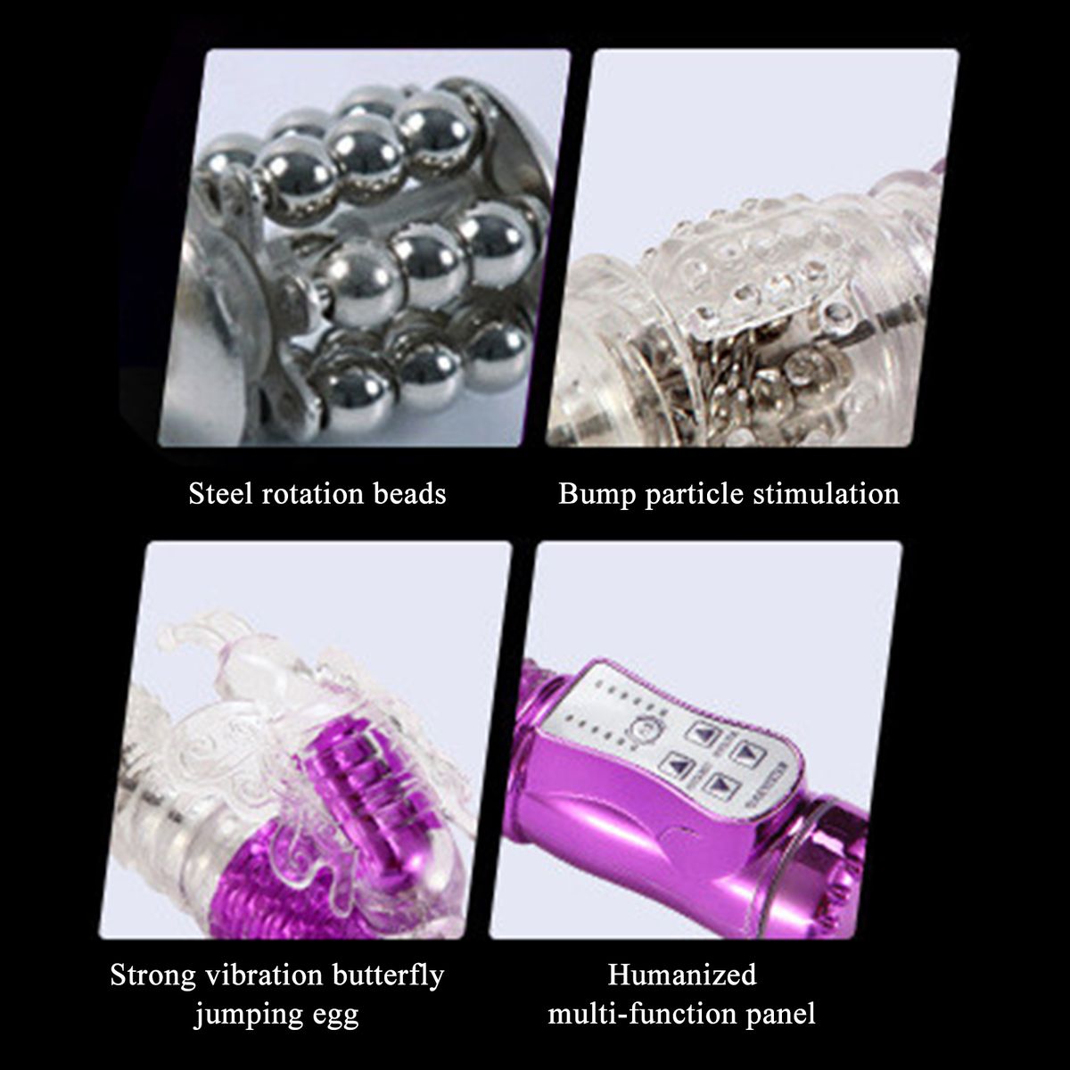 Handheld Vibrator 36-Frequency Rotation Vibration Swing