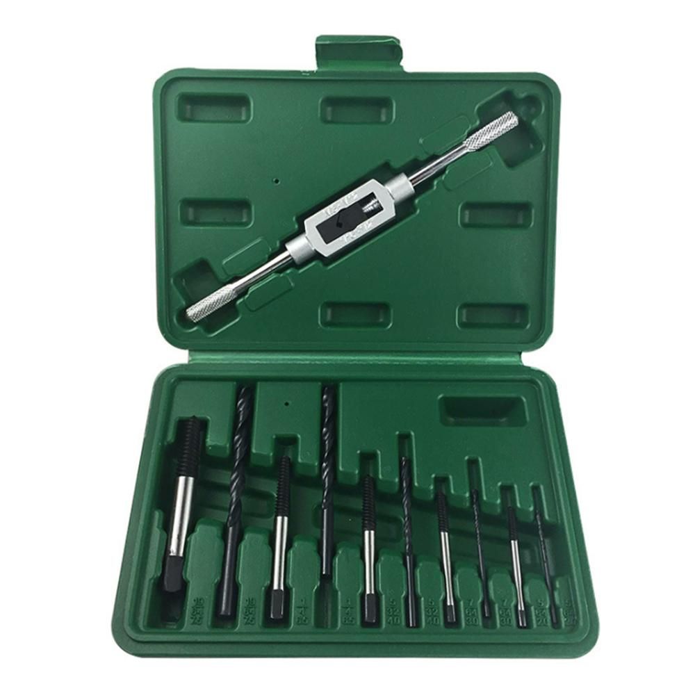 11Pcs Screw Extractor Set Broken Screw Remover Drill Guide Bits Tools