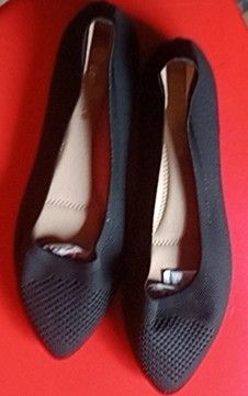 New Carribbean Female Flat Shoe - Black