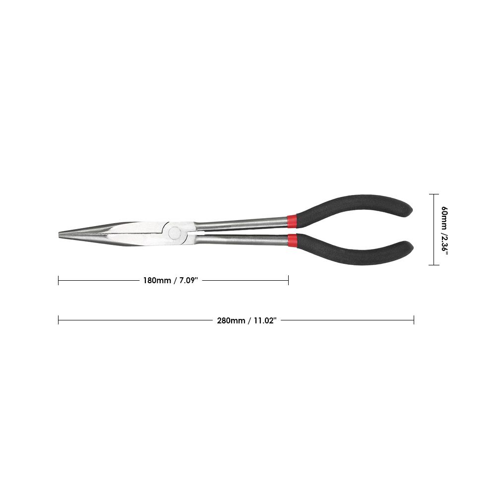 Extra Long Heavy-Duty 11" Double X Pliers Long Nose Pliers