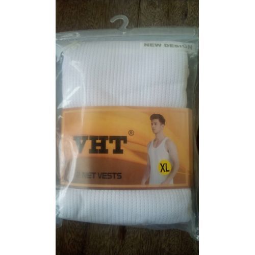 Net Cotton Men Singlet -highly Breathable Men Singlets (2 In 1pack)