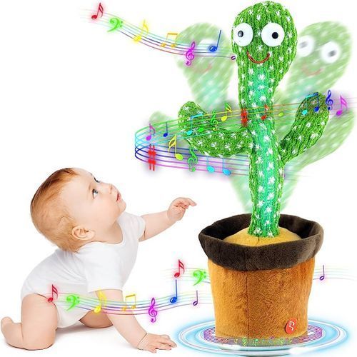 Toys Electronic Cactus Plush Toy Dancing Singing & Rattles