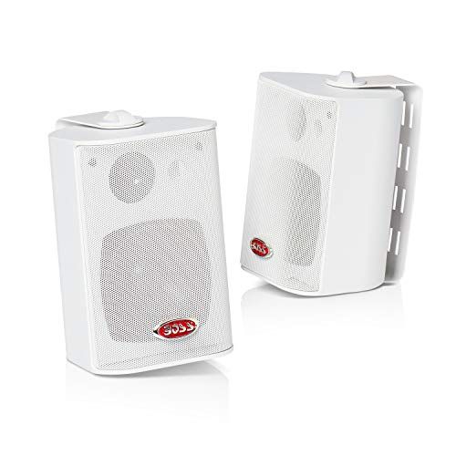 Boss Audio MR43W 200Watt 3 Way Marine 4Inch Enclosed System