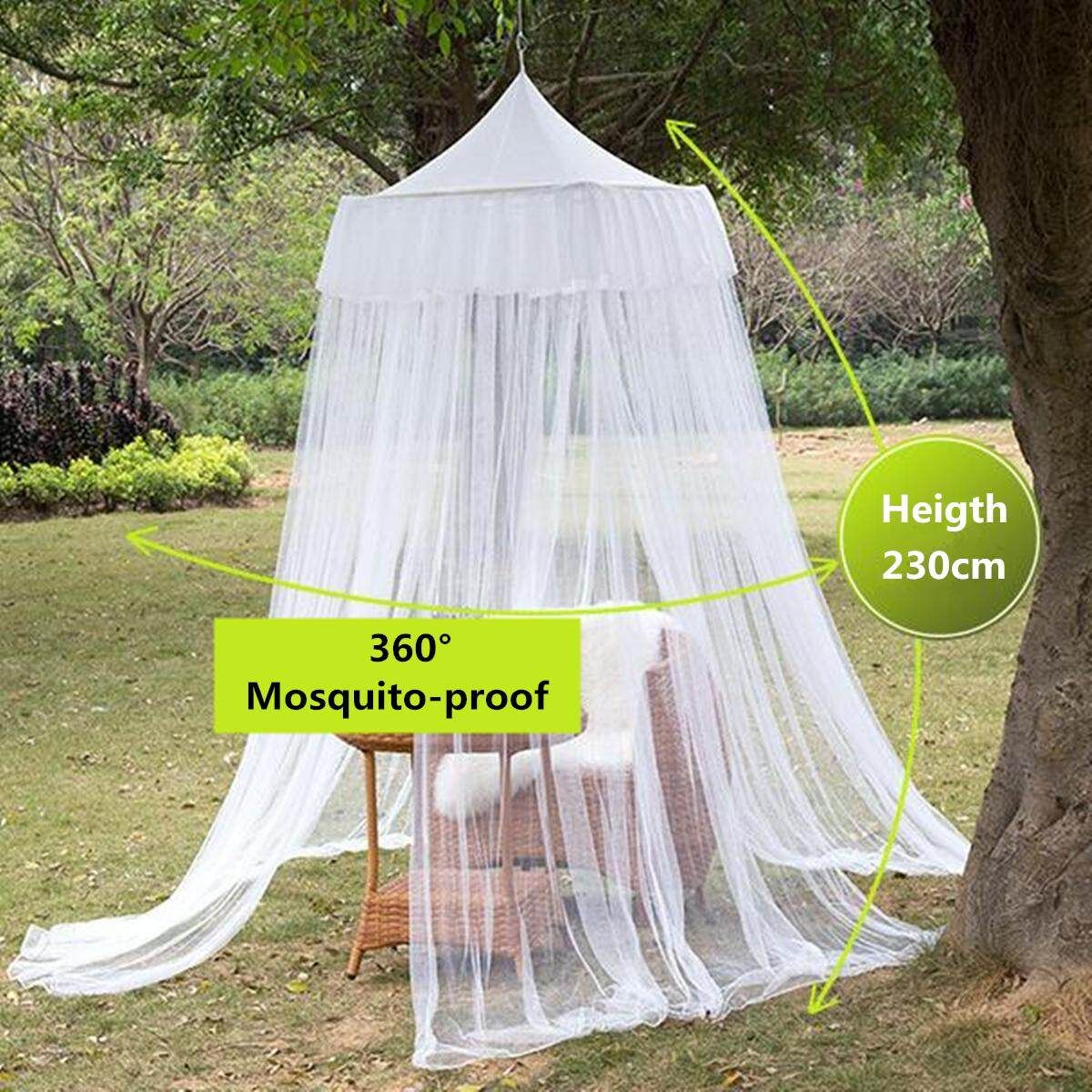 Outdoors Bali Mosquito Net Netting Mesh Bed Canopy Bedroom Curtains 4 Openings