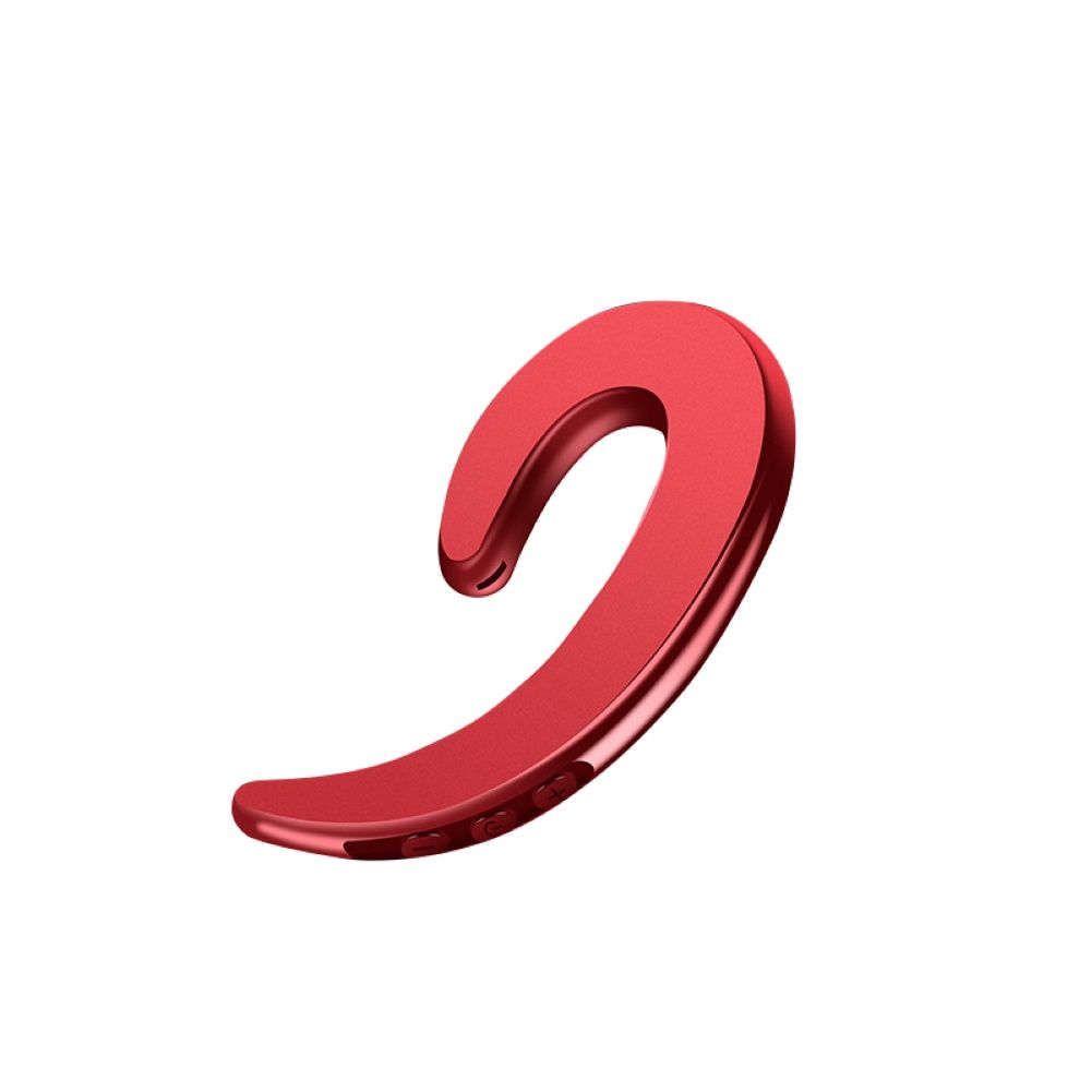 Y12 1Pc Wireless Bluetooth Bone Conduction Earhook With-Red