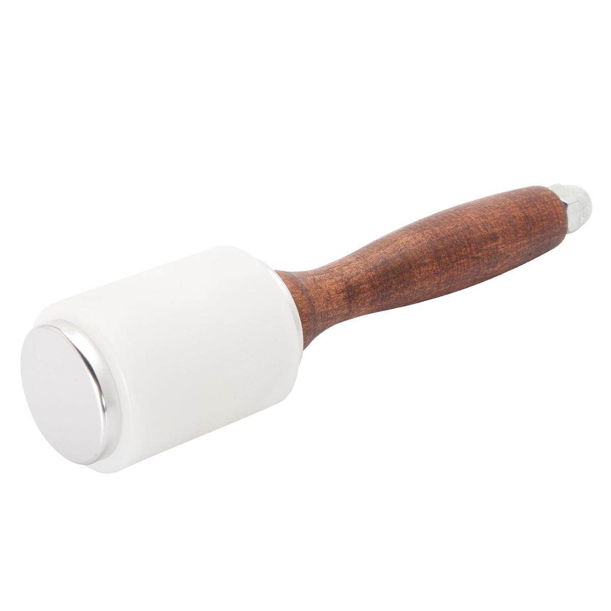 Wooden Handle Leather Nylon Carving Hammer Calico Carving Tool DIY Handle Craft Workshop Tool
