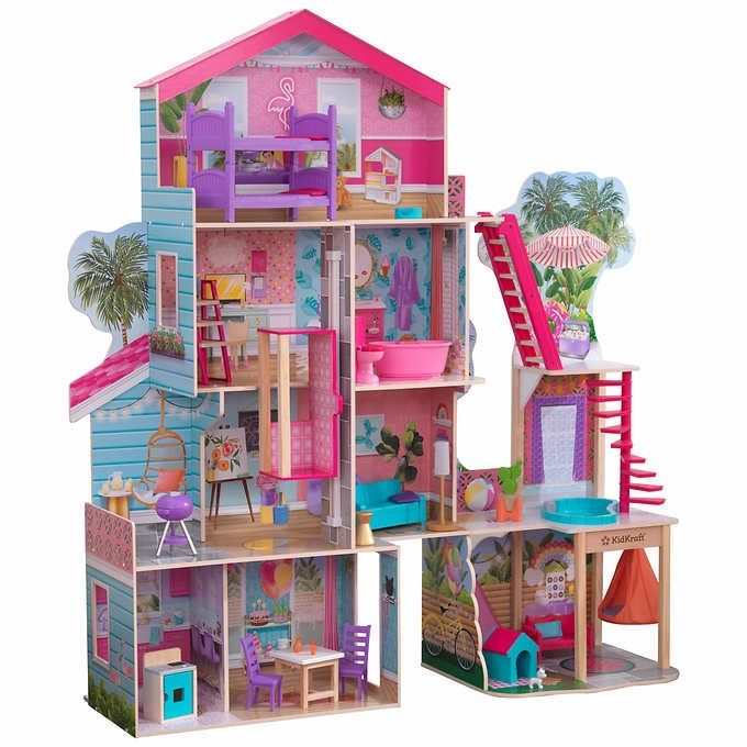 Pool Party Mansion Dollhouse