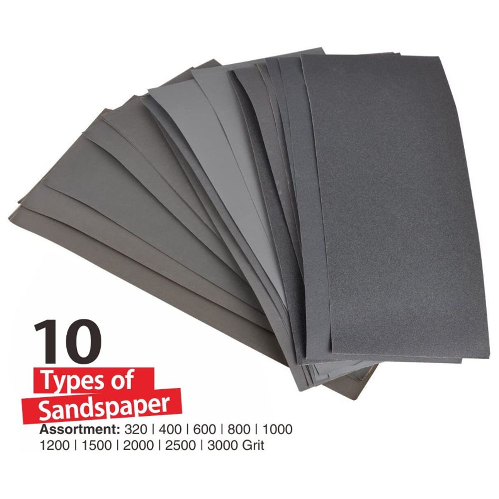 100PCS Fine Sand Wear-Resistant Auto Paint Polishing Sand