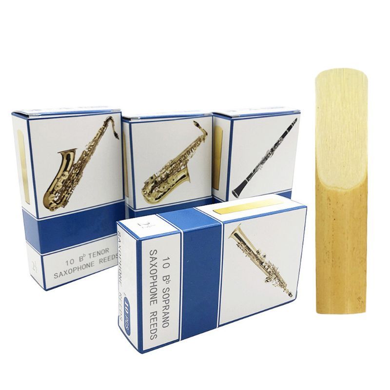 10pcs/set Alto/Soprano/Tenor Saxophone Reeds Strength 2.5 Bb Clarinet Reed G8TD