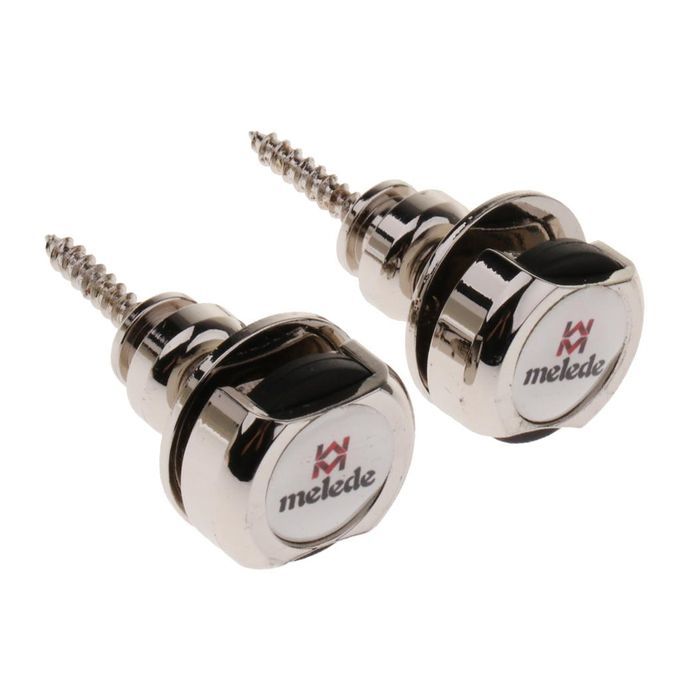 2Pcs Metal Automatic Guitar Strap Lock Button Musical Instrument
