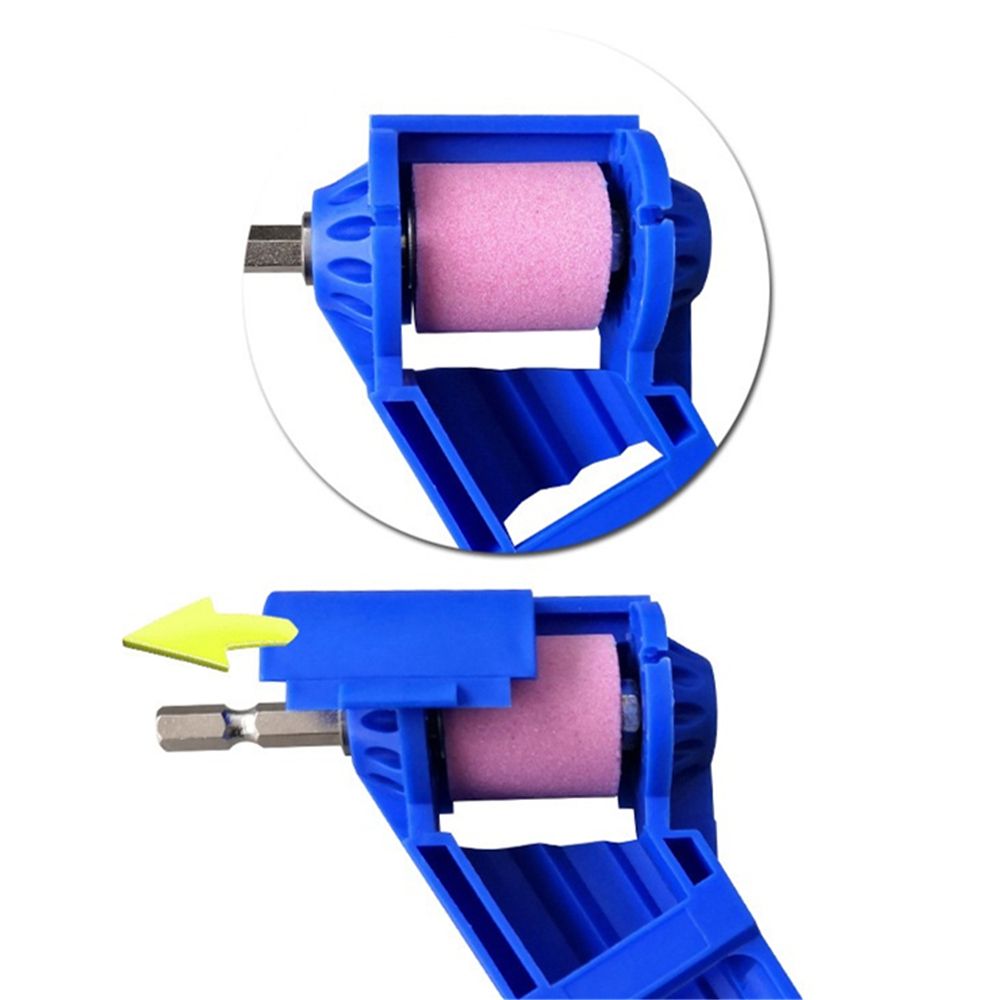 Portable Straight Shank Twist Drill Bit Sharpener 2~12.5 Mm Corundum Grinding Wheel Polishing Grinder Tools