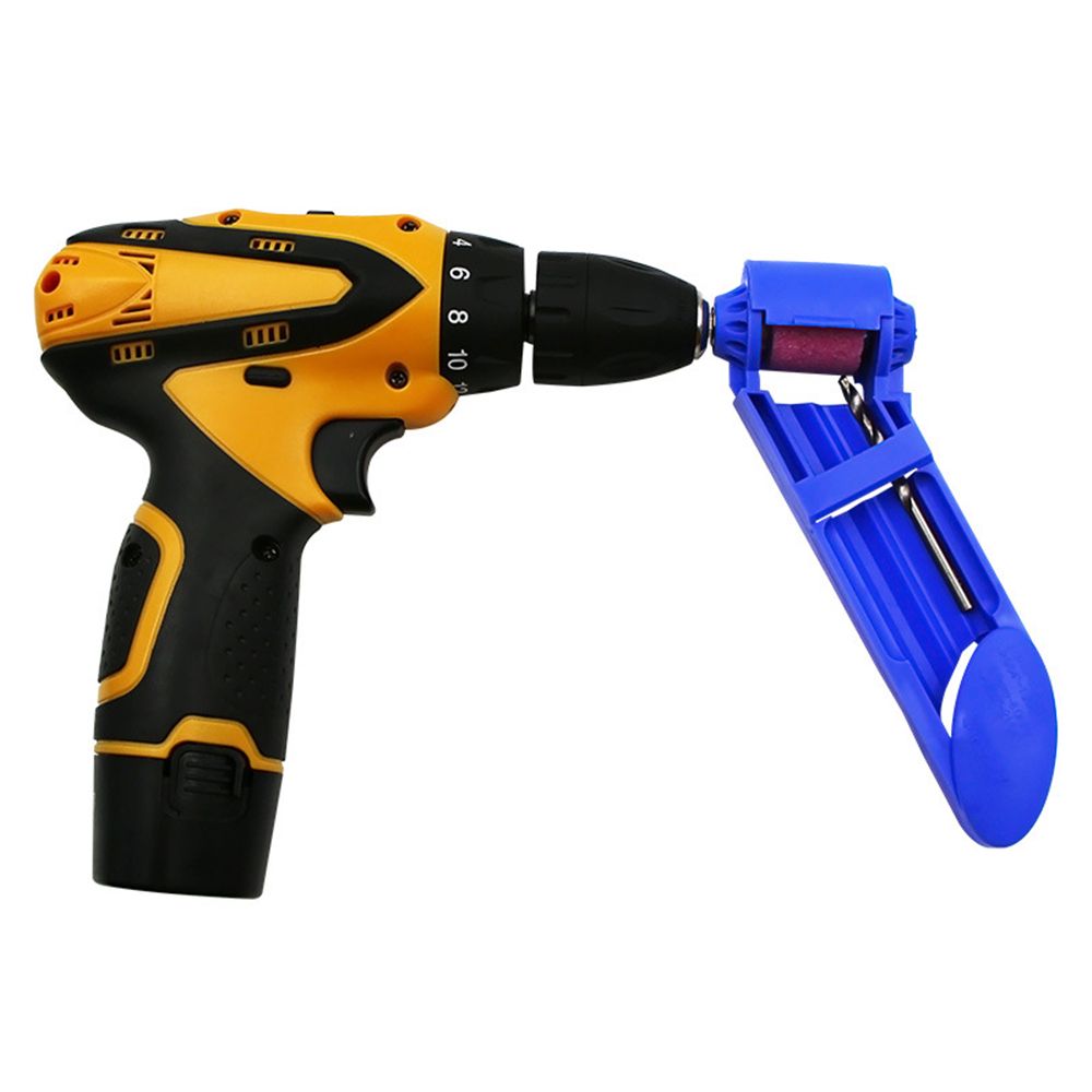 Portable Straight Shank Twist Drill Bit Sharpener 2~12.5 Mm Corundum Grinding Wheel Polishing Grinder Tools
