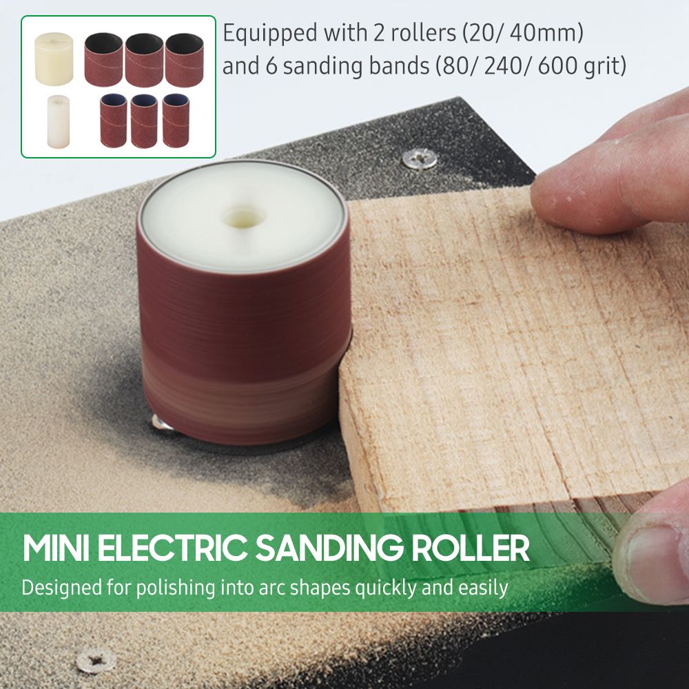 Mini Bench Disc Sander And Sanding Roller Electric Edge