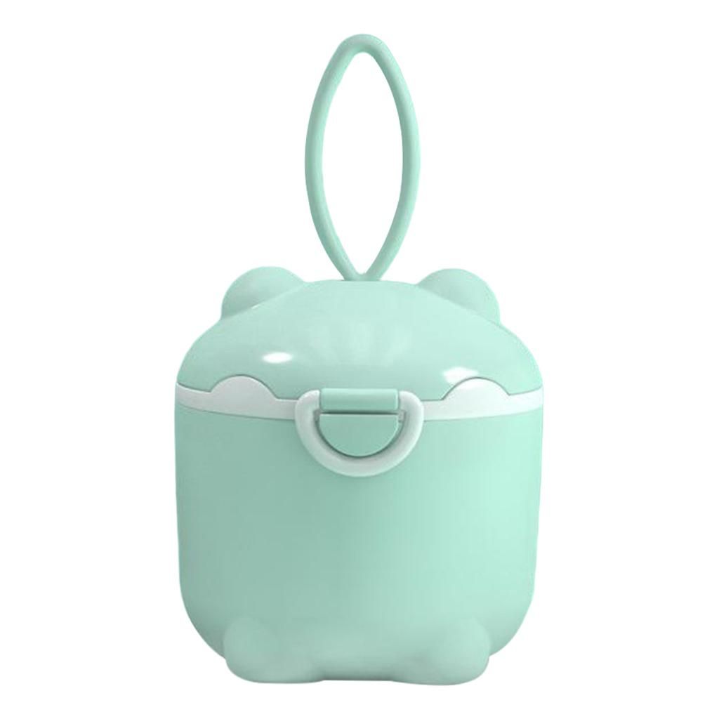 Milk  Storage Box Portable Pig Shape Toddler For Travel Green L