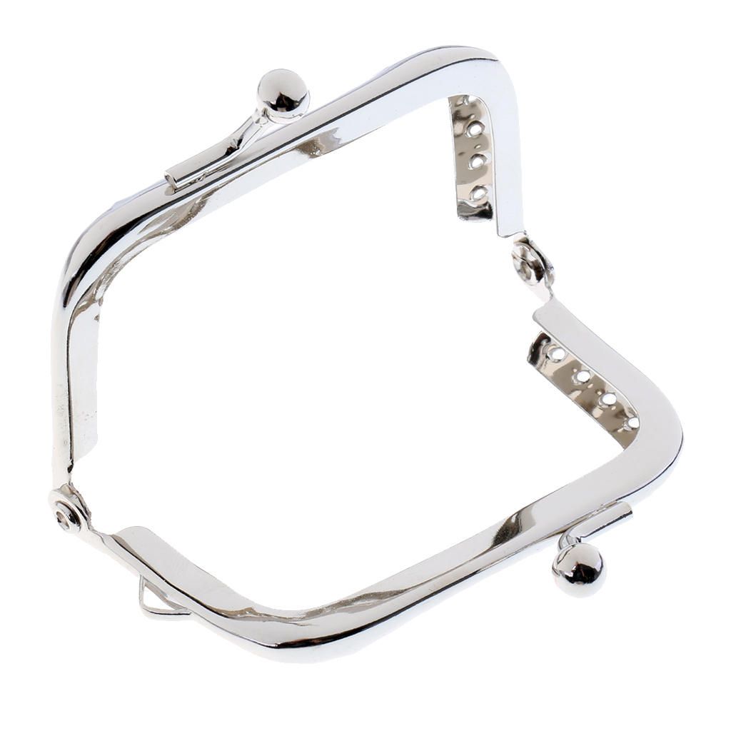 Handmade Metal Purse Frame Clutch Handle Bag   DIY