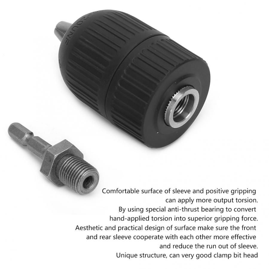 Plastic Casing 2.0-13mm Clamping Range Drill Chucks