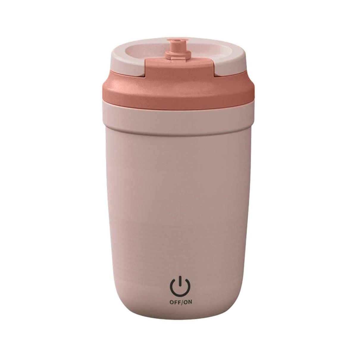 Portable Mixing Cup Portable Rechargeable Electric Stirring for Coffee Pink