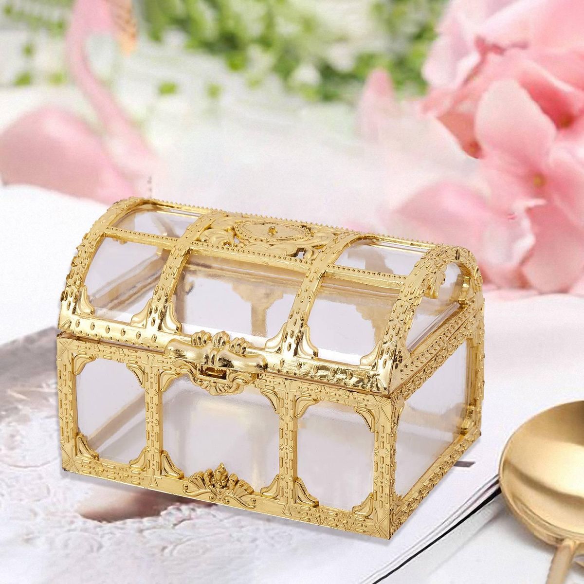 Mini Jewelry Box Candy Ring Earrings Neck Case Gift