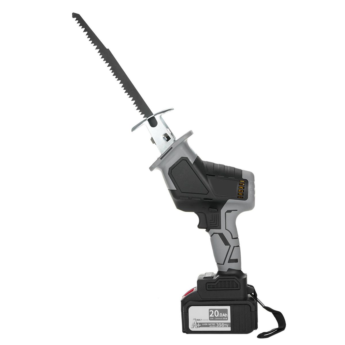 Reciprocating Saw 3000SPM No-load Speed Reciprocating Saw Logging Saw with 8 Saw Blades for Cutting Wood Metal and PVC