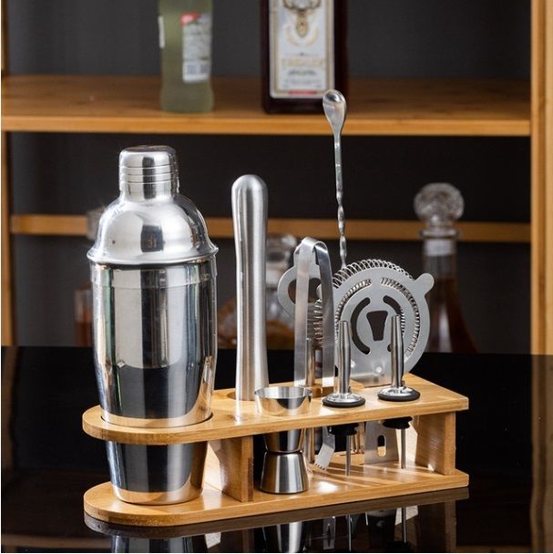 10PCS Shaker Cocktail Set Drinks Bar Accessories Mojito