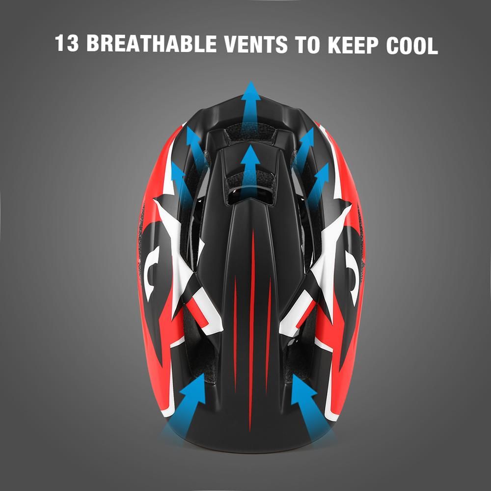 Kids Detachable Full Face Helmet Children Sports Safety Helmet for Cycling Skateboarding Roller Skating
