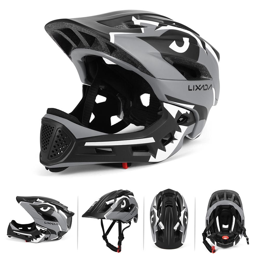 Kids Detachable Full Face Helmet Children Sports Safety Helmet for Cycling Skateboarding Roller Skating