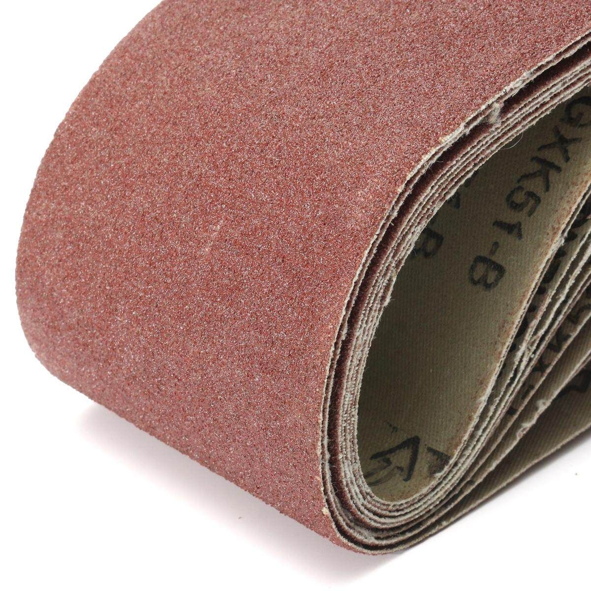 10 Peck 3" X 21" 80Grit Grinding Sanding Belt Alumina Oxide Sharpening