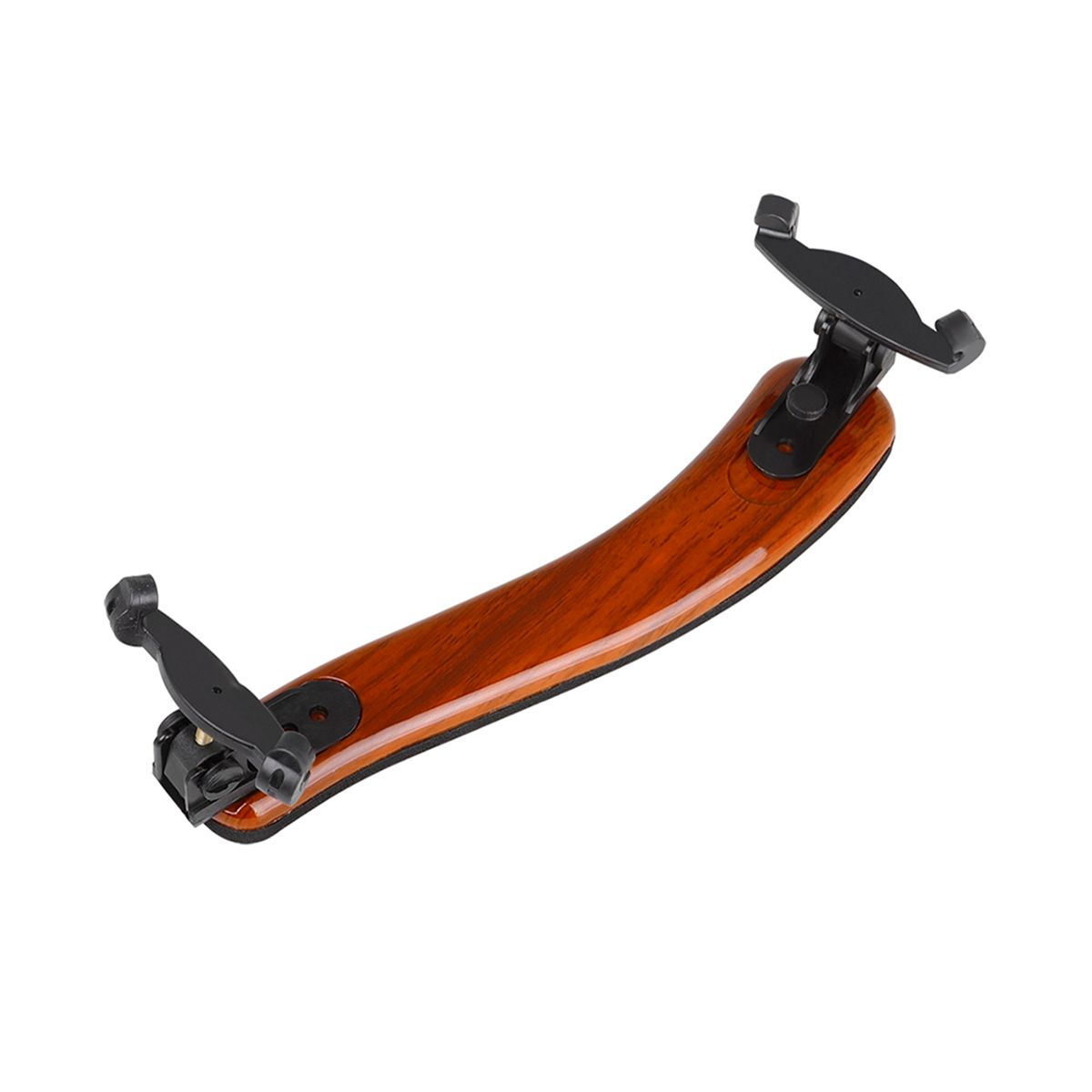Violin Coffee Wood Grain ABS Shoulder Rest (4/4 4/3