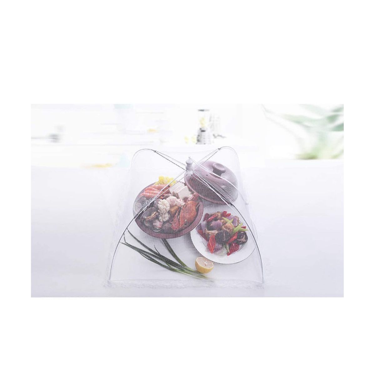 8Pcs 17 inch Pop-Up Outside Picnic Mesh Food
