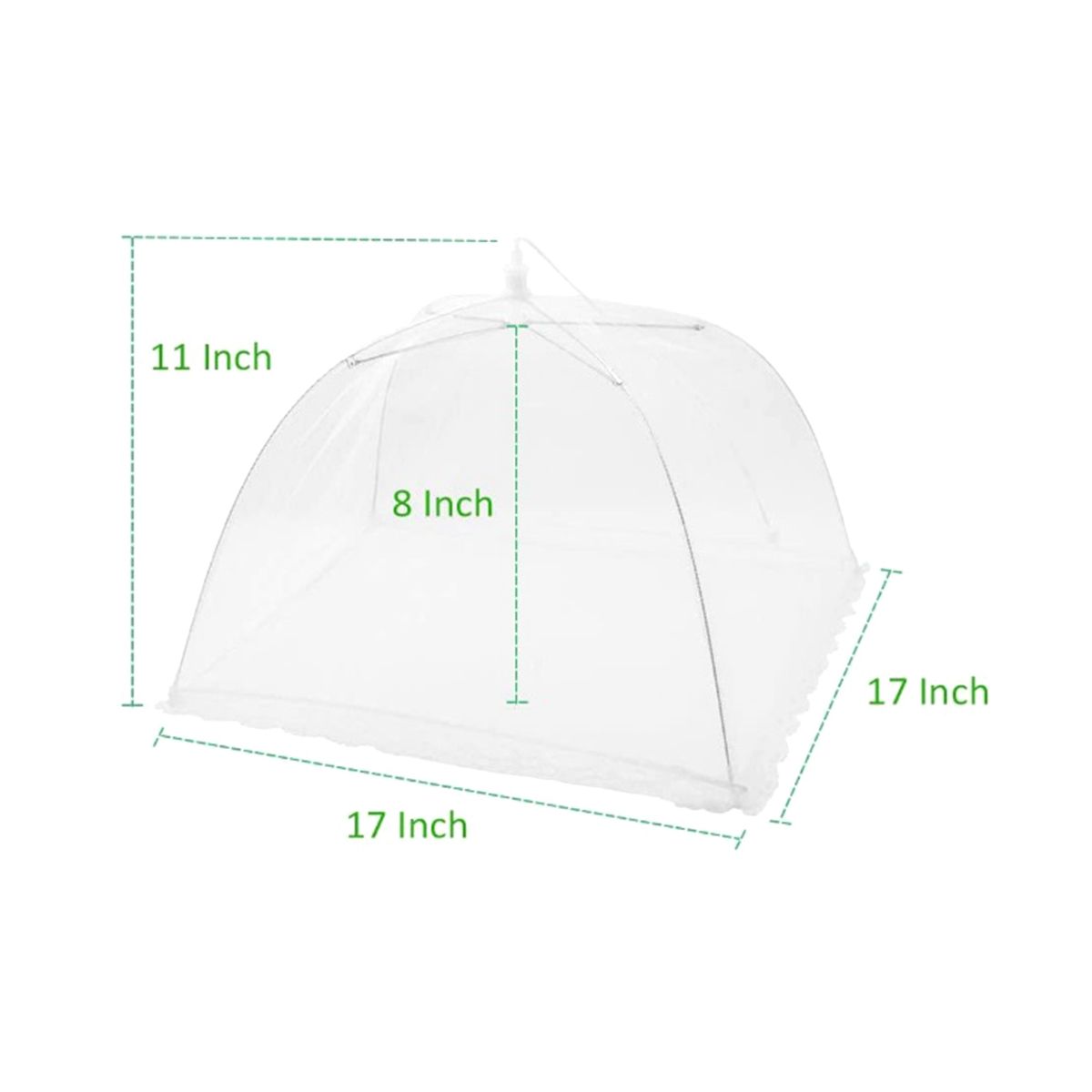 8Pcs 17 inch Pop-Up Outside Picnic Mesh Food
