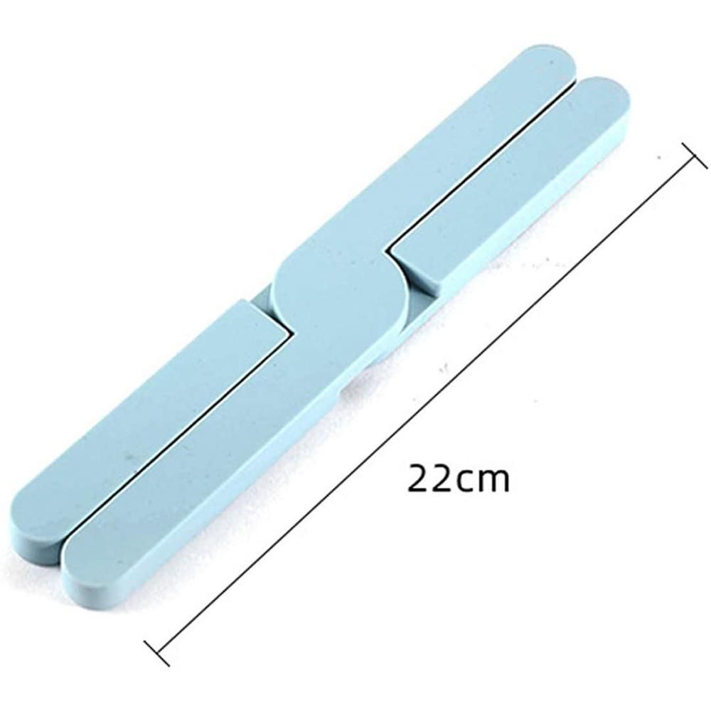 4 Pieces Trivet Foldable for Hot Pans, Silicone Coasters,