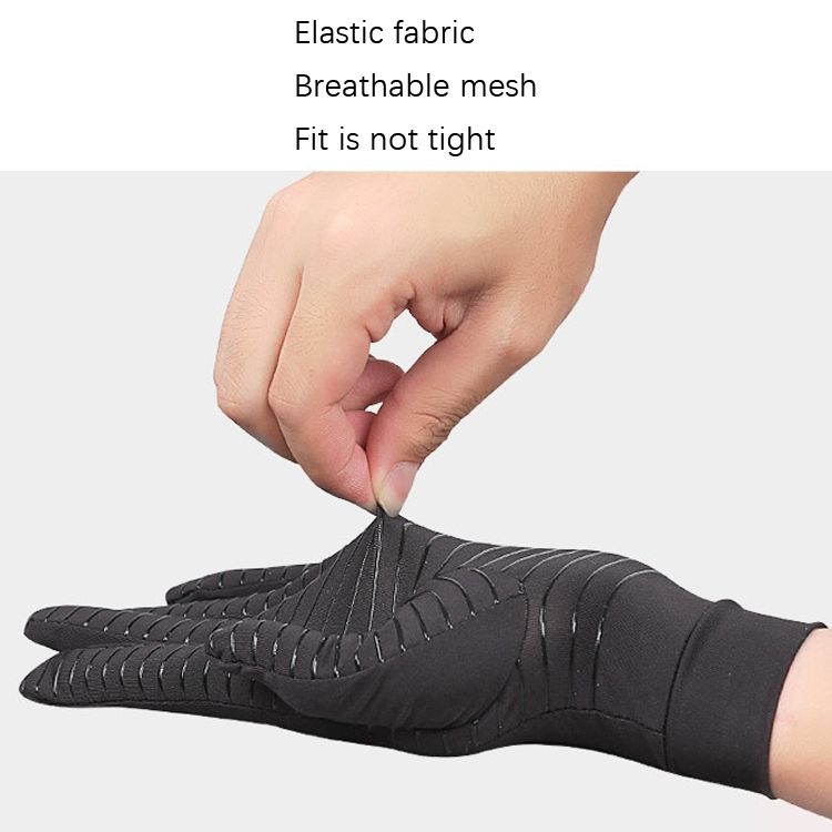 Copper Fiber Pressure Gloves, Size: M
