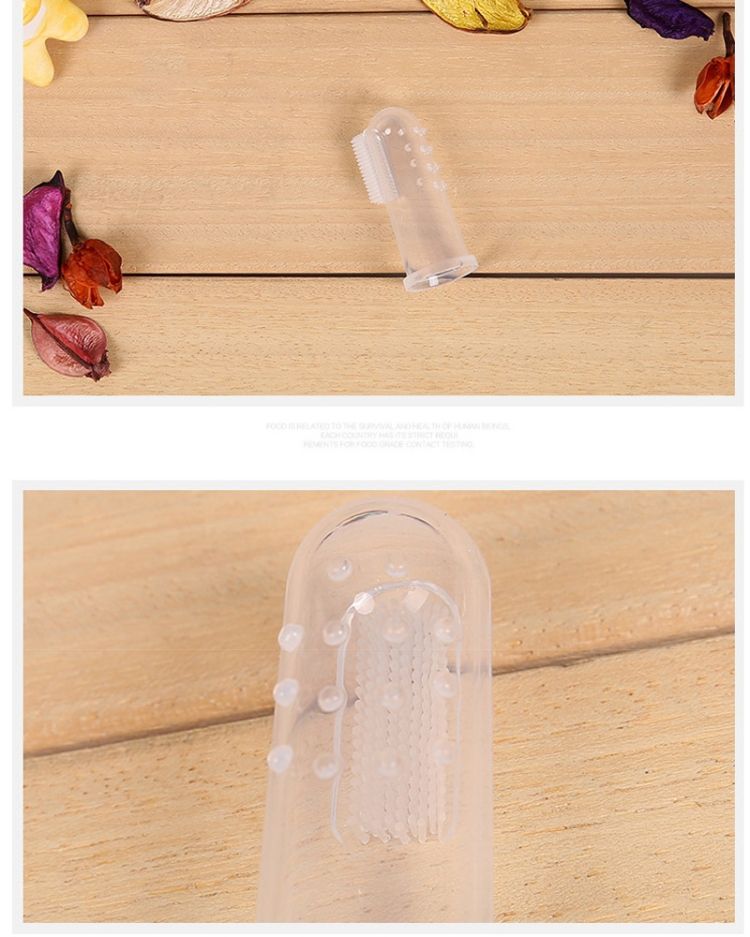 3 PCS RK-3604 Baby Silicone Toothbrush