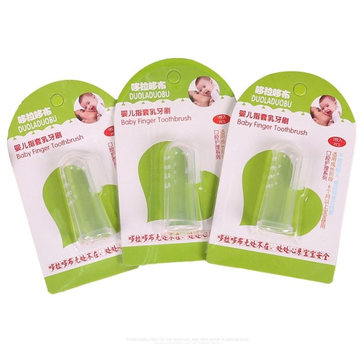 3 PCS RK-3604 Baby Silicone Toothbrush