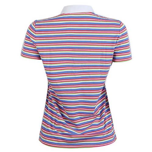 Ladies Stripes Polo Top
