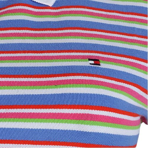 Ladies Stripes Polo Top