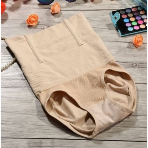 2PCS Tummy Control Girdle Pants - Black/Beige