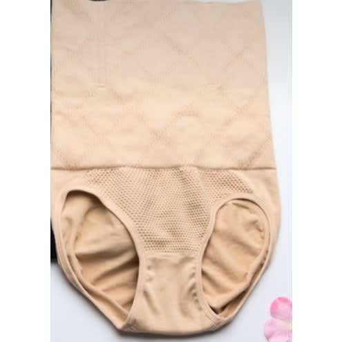 2PCS Tummy Control Girdle Pants - Black/Beige