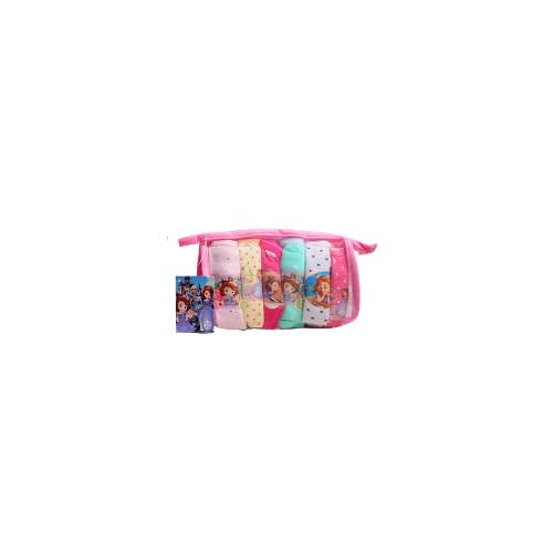 Disney Sofia Graphic Pant- Multicolour- 6 In 1 Pack (colour May Vary