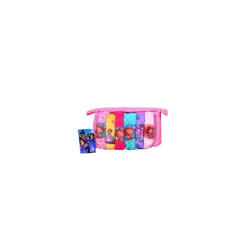 Disney Sofia Graphic Pant- Multicolour- 6 In 1 Pack (colour May Vary