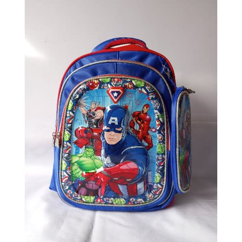 Captain America Children School Bag -15