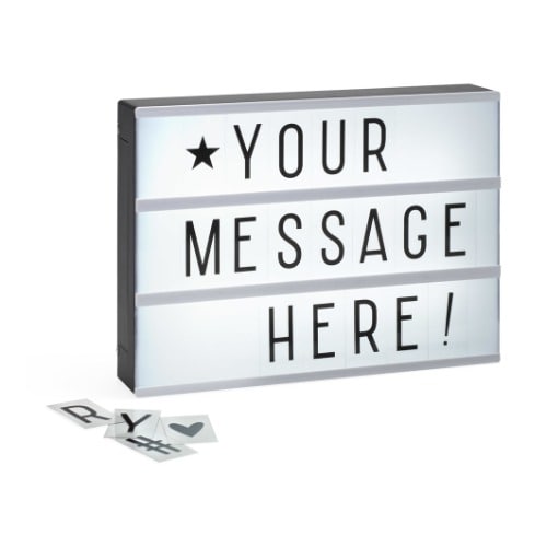 USB And Battery Powered LED Cinematic Light Box - Black