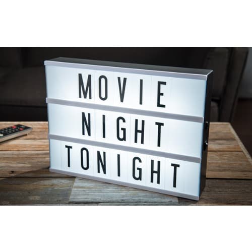 USB And Battery Powered LED Cinematic Light Box - Black
