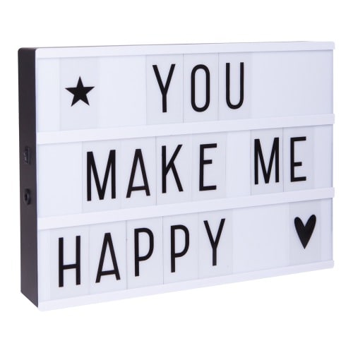 USB And Battery Powered LED Cinematic Light Box - Black